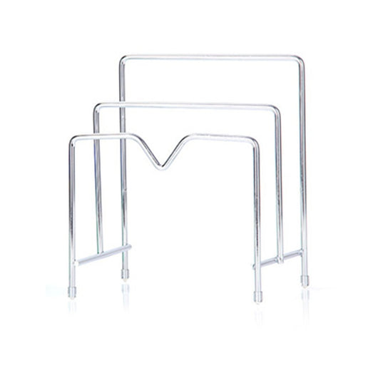 Multi-layer Kitchen Shelf Pot Lid Rack Organizer Stand For Lids Pan & Cutting Board Holder Storage Stainless Steel Dish Rack