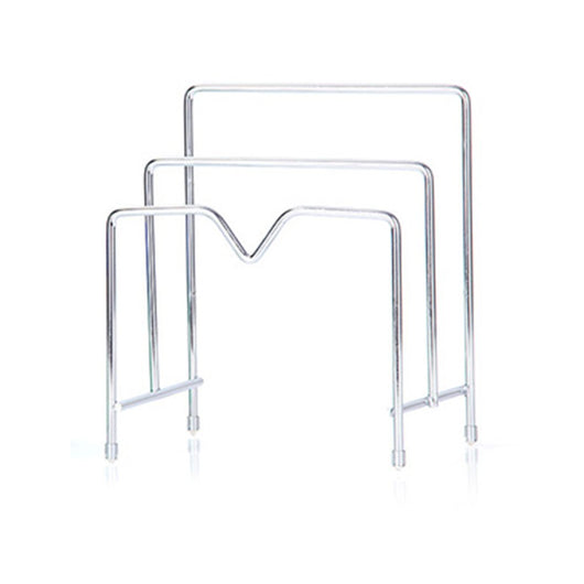 Multi-layer Kitchen Shelf Pot Lid Rack Organizer Stand For Lids Pan & Cutting Board Holder Storage Stainless Steel Dish Rack
