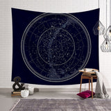 Sun Moon Tapestry Wall Hanging Hippie Witchcraft Tapiz Psychedelic Farmhouse Decor Tenture Tapisserie Beach Bohemian Custom
