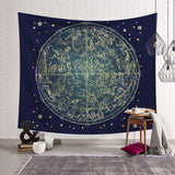 Sun Moon Tapestry Wall Hanging Hippie Witchcraft Tapiz Psychedelic Farmhouse Decor Tenture Tapisserie Beach Bohemian Custom