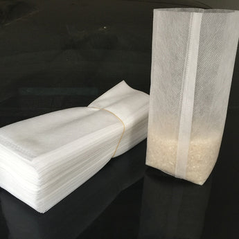 100pcs Garden Nursery Bags Plant Grow Seedling Biodegradable Fabrics Pots Raising Eco-Friendly Aeration Planting Bags Supplies