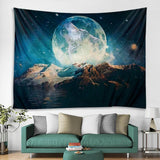 Sun Moon Tapestry Wall Hanging Hippie Witchcraft Tapiz Psychedelic Farmhouse Decor Tenture Tapisserie Beach Bohemian Custom