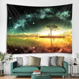 Sun Moon Tapestry Wall Hanging Hippie Witchcraft Tapiz Psychedelic Farmhouse Decor Tenture Tapisserie Beach Bohemian Custom