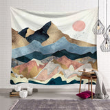 Sun Moon Tapestry Wall Hanging Hippie Witchcraft Tapiz Psychedelic Farmhouse Decor Tenture Tapisserie Beach Bohemian Custom