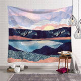 Sun Moon Tapestry Wall Hanging Hippie Witchcraft Tapiz Psychedelic Farmhouse Decor Tenture Tapisserie Beach Bohemian Custom