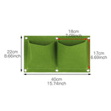 Small Wall Mount Hanging Planting Bags Home Supplies Multi Pockets DIY Grow Bag Planter Vertical Vegetable Living Garden Bag