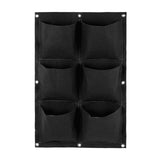 Small Wall Mount Hanging Planting Bags Home Supplies Multi Pockets DIY Grow Bag Planter Vertical Vegetable Living Garden Bag