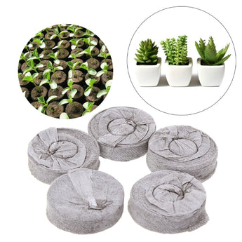 2019 New 5/10pcs 30/40/45mm Jiffy Peat Pellets Seed Starting Plugs Pallet Seedling Soil Block Garden Supplies