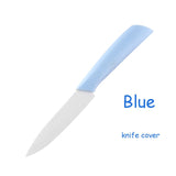 Ceramic Knives Kitchen knives 4 inch Chef knife Cook Peeler White Blade Paring Knives With Transparent Knive Cover