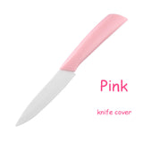 Ceramic Knives Kitchen knives 4 inch Chef knife Cook Peeler White Blade Paring Knives With Transparent Knive Cover