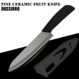 1 pcs Black blade high quality Ceramic paring knives Kitchen tool portable knives 3-7 inches fruit ceramic knives