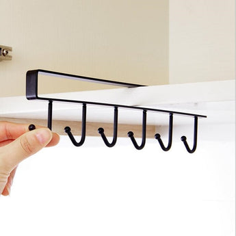Kitchen Household Storage Rack Cupboard Hanging Hook Hanger Cabinet Storage Organizer Holder
