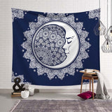 Sun Moon Tapestry Wall Hanging Hippie Witchcraft Tapiz Psychedelic Farmhouse Decor Tenture Tapisserie Beach Bohemian Custom