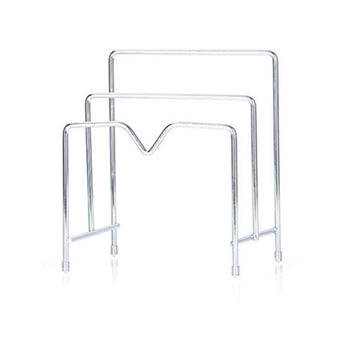 Multi-layer Kitchen Shelf Pot Lid Rack Organizer Stand For Lids Pan & Cutting Board Holder Storage Stainless Steel Dish Rack
