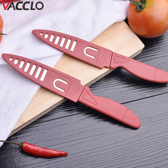 VaccloStainless Steel Cooking Knife Chef Knife Kitchen Paring Knives Utility Slicing Paring Fruit Vegetable Cutter Tool Supplies