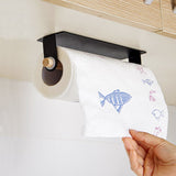 Metal Kitchen Organizer Shelf Wall Hanging Towel Paper Storage Rack Holder for Kitchen Supplies Bathroom Toilet Paper Holder