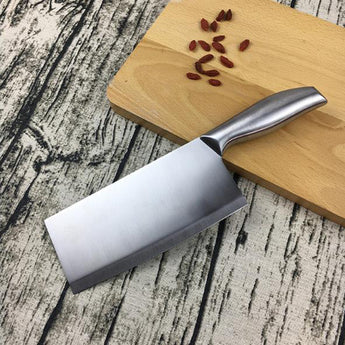 3Cr13 Stainless Steel Chopping Kitchen Knife Chinese Chop Bone Butcher Knife Seamless Welding Stainless Steel Cleaver Cook Tools