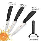Kitchen Knives Ceramic Knives cook 3" Paring 4" Utility 5" Slicing 6"chef Knife Cooking Tools   Blade Vegetable Knives