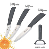 Kitchen Knives Ceramic Knives cook 3" Paring 4" Utility 5" Slicing 6"chef Knife Cooking Tools   Blade Vegetable Knives