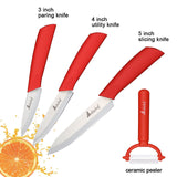 Kitchen Knives Ceramic Knives cook 3" Paring 4" Utility 5" Slicing 6"chef Knife Cooking Tools   Blade Vegetable Knives