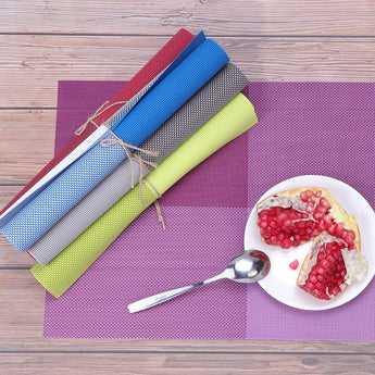 New Fashion Pvc Dining Table Placemat Europe Style Kitchen Tool Tableware Pad Coaster Coffee Tea Place Mat