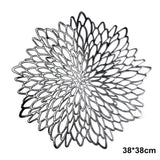 Placemat for Dining Table Coasters Leaf Simulation Plant PVC Cup Coffee Table Mat Pad Coasters Kitchen Christmas Home Decoration