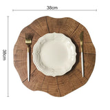 Placemat for Dining Table Coasters Leaf Simulation Plant PVC Cup Coffee Table Mat Pad Coasters Kitchen Christmas Home Decoration