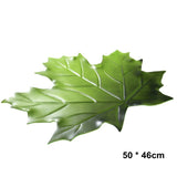 Placemat for Dining Table Coasters Leaf Simulation Plant PVC Cup Coffee Table Mat Pad Coasters Kitchen Christmas Home Decoration