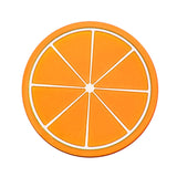 Modern Fashion Fruit Coaster Silicone Cup Drinks Holder Tableware Placemat table mats dining table coasters kitchen accessories