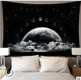 Japan Kanagawa Waves Printed Hanging Tapestry Wall Hanging Tapestries Boho Bedspread Yoga Mat Blanket 95*73cmHome Decor