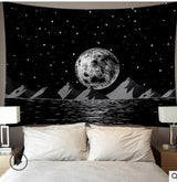Japan Kanagawa Waves Printed Hanging Tapestry Wall Hanging Tapestries Boho Bedspread Yoga Mat Blanket 95*73cmHome Decor