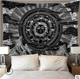 Japan Kanagawa Waves Printed Hanging Tapestry Wall Hanging Tapestries Boho Bedspread Yoga Mat Blanket 95*73cmHome Decor