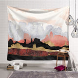 Wall Hanging Mandala Tapestry 150*150cm traveling Camping sunrise oil painting pattern boho Tapestry Yoga pad Sleeping Tapestry