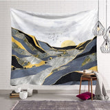 Wall Hanging Mandala Tapestry 150*150cm traveling Camping sunrise oil painting pattern boho Tapestry Yoga pad Sleeping Tapestry