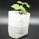 100pcs Disposable Seedling Bag Nursery Pots Seedling Non Woven Garden Supplies Planting Bag Degradable Fabric Bags Z