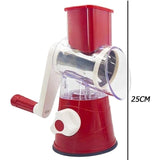 Stainless Steel Round Slicer Multi-functional Manual Vegetable Fruit Cutter Potato Shred Grater Kitchen Accessories Cooking Tool