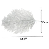 Dinner Table Placemat Lotus Leaf Pattern Place Pads Kitchen Simulation Plant Coffee Mats Cup Plate Coasters Home Decorations