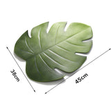 Dinner Table Placemat Lotus Leaf Pattern Place Pads Kitchen Simulation Plant Coffee Mats Cup Plate Coasters Home Decorations