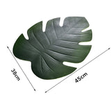 Dinner Table Placemat Lotus Leaf Pattern Place Pads Kitchen Simulation Plant Coffee Mats Cup Plate Coasters Home Decorations