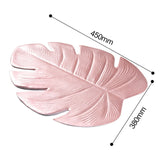 Dinner Table Placemat Lotus Leaf Pattern Place Pads Kitchen Simulation Plant Coffee Mats Cup Plate Coasters Home Decorations