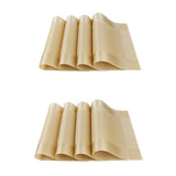 4PCS/Lot PVC Placemat Individual Table Slip-resistant Mat Waterproof Kitchen Dining Table Hot Pad Washable Decorative Placements