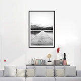 Nordic Poster Black And White Prints Landscape Posters And Prints Forest Wall Art Canvas Painting Decorative Picture Unframed