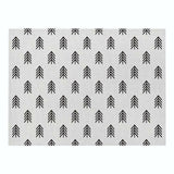 Creative Geometric Printed Kitchen Placemat Dining Table Mat Coaster Cotton Linen Polyester Pads Cup Bowl Coaster Decoration