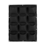 Vegetable Plant Wall Hanging Garden Vertical Gardening 6/9/12/18 Pockets Black Felt Fabric Grow Bag Pots Garden Supplies