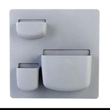 Plastic Self-adhesive Storage Rack Kitchen Refrigerator Organizer Creative Cleaning Sponge Vegetable Fruit Home Kitchen Supplies
