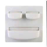 Plastic Self-adhesive Storage Rack Kitchen Refrigerator Organizer Creative Cleaning Sponge Vegetable Fruit Home Kitchen Supplies