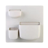Plastic Self-adhesive Storage Rack Kitchen Refrigerator Organizer Creative Cleaning Sponge Vegetable Fruit Home Kitchen Supplies