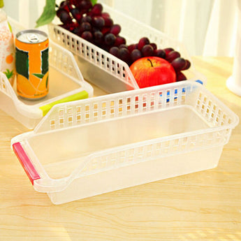 Home Kitchen Fridge Space Saver Organizer Slide  Under Shelf Rack Storage Holder food container storage container