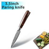 Kitchen Knife 8 inch Chef Knives 7CR17 440C High Carbon Stainless Steel Damascus Drawing Gyuto Cleaver Set Slicer Santoku Knife