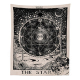India Mandala Tarot Tapestry Wall Hanging Sun Moon Wall Tapestry Wall Carpet Psychedelic Tapiz Witchcraft Wall Cloth Tapestries